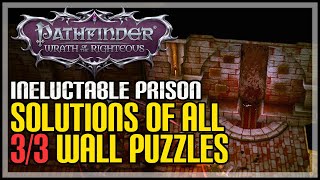 Ineluctable Prison All Puzzle Solutions Pathfinder Wrath of the Righteous [upl. by Eelram799]