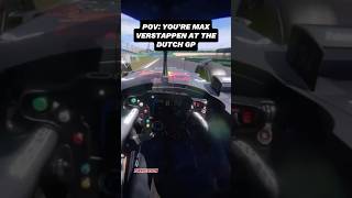 POV You’re Max Verstappen at the Dutch GP [upl. by Medlin]