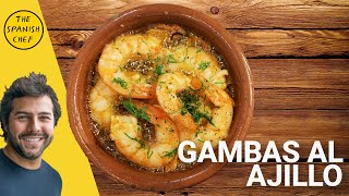 Gambas al ajillo  Garlic prawns [upl. by Roley485]