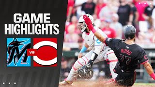 Marlins vs Reds Game Highlights 71224  MLB Highlights [upl. by Cower]