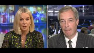 Claire Byrne schools Nigel Farage Again [upl. by Natika]