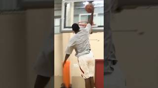 Joel Embiid swishes throw in dunk [upl. by Enrobyalc]