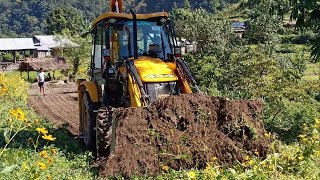 JCB BackhoeMaking New Track in REMOTE VILLAGEHappy Villagers [upl. by Dalenna34]