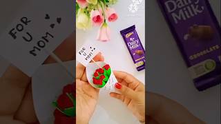 Gift for momdiy viral chocolate wraping ideaamma padeytshorts love [upl. by Natam599]