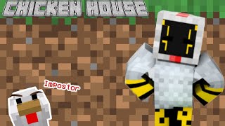 Minecraft Bedrock Chicken farmHouse design Building tutorial [upl. by Templia]