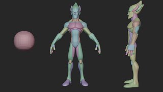 Stylized Anatomy Blockout [upl. by Deacon31]