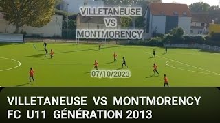 VILLETANEUSE VS MONTMORENCY FC U11 GÉNÉRATION 2013 [upl. by Petr799]