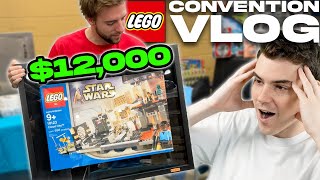 12000 LEGO Star Wars Set at a LEGO CONVENTION 👀 MandR Vlog [upl. by Aihsal807]