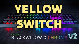 Razer Yellow Switch Noise VS Blue Switch [upl. by Tihor]