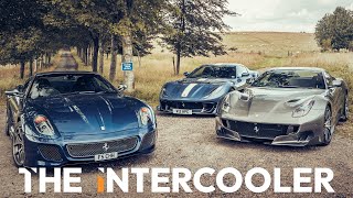 599 GTO v F12 tdf v 812 Competizione The greatest frontengined Ferraris headtohead [upl. by Rather]