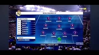 juventus vs real madrid squad [upl. by Ettelloc]