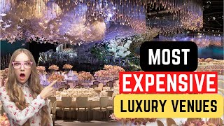 Top 10 Most Luxury Wedding Venues 🤑  Amazing Banquet Hall 💰 [upl. by Ibrad525]