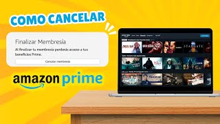 Como Cancelar Suscripción de Amazon Prime Video  Tutorial ✅️ [upl. by Thayer969]