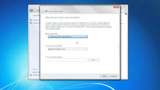 How to Create a System Image in Windows 7 [upl. by Kurman600]