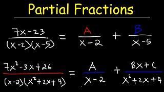 Partial Fraction Decomposion [upl. by Dranal]