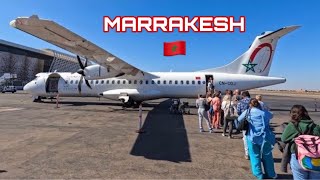 Royal Air Maroc ATR 72600 Business Class 🇲🇦 Marrakech to Casablanca 🇲🇦 FULL FLIGHT REPORT [upl. by Nalniuq]