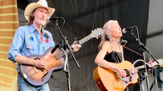 Gillian Welch and David Rawlings “Wayside”“Back in Time” Live  Newport Folk Festival July 27 2024 [upl. by Nosyt]