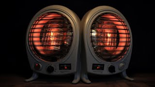 😴 Twin Fan Heater Sounds with Convector Fan Noise for Easy Sleep [upl. by Atrice68]