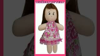 CÓMO HACER UNA MUÑECA DE TELA  MUÑECA DE TRAPO CLOTH DOLL [upl. by Resay]