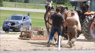 RICHMOND CORNERNB HORSE PULL2023 VIDEOS [upl. by Tracee]