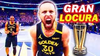 LA LOCURA DE CURRY DESTROZA A MAVERICKS Y KLAY LA COPA NBA [upl. by Lorene]