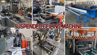 Professionel Suspended Ceiling Machine Manufacturer From China  KINGREAL MACHINERY Factory [upl. by Ethelinda386]