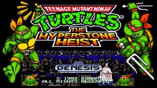 Teenage Mutant Ninja Turtles  The Hyperstone Heist  Sega Genesis [upl. by Watanabe101]