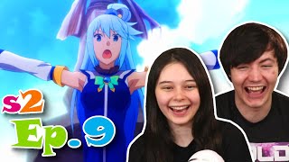 Konosuba Season 2 Episode 9 REACTION ReactionReview [upl. by Carleton]