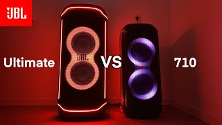 JBL Ultimate VS 710 Partybox comparison sound test 1100 vs 800 watt 🔊🔥 [upl. by Schurman]