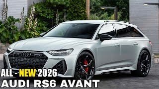 2026 AUDI RS6 AVANT  Revealed  Stylish Redesign Specs amp Powerful Engine [upl. by Werna152]