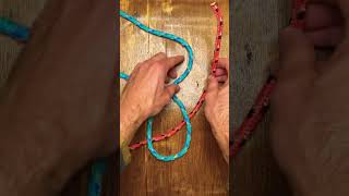 Carrick bend knot howtotieknot howtotie boyscouts camping [upl. by Abbotsun]