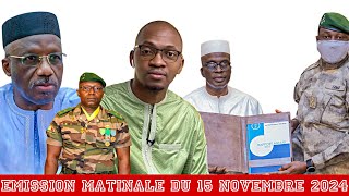 Emission matinale de Abdoul Niang ce vendredi 15 novembre 2024 [upl. by Ahtera823]