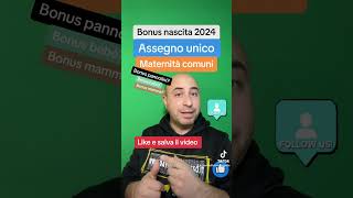 Bonus nascita 2024bonusnascita [upl. by Acitel]