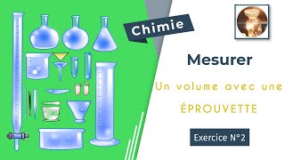 Comment mesurer un volume  exercice N°2 🧪 Chimie collège et lycée  niveau 6ème et plus [upl. by Tlihcox258]