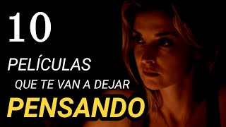 Top 10 Peliculas PSICOLOGICAS que te van a dejar PENSANDO [upl. by Ahsilek]