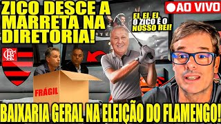 BAIXARIA GERAL NA ELEIÇÃO DO FLAMENGO O CLIMA FICOU MUITO PESADO LIVE RAIZ [upl. by Woodley]