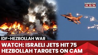 Middle East Crisis  IDF Strikes 75 Hezbollah Targets In Lebanon Overnight Whats The Situation [upl. by Auop]