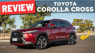 2023 Toyota Corolla Cross Hybrid review Best allround small SUV [upl. by Dodie]