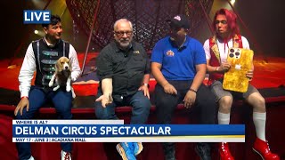 1Circus Delman holding shows at Acadiana Mall [upl. by Elimac]