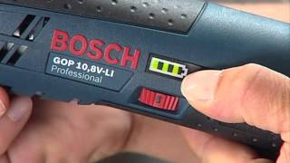 Bosch GOP 108 VLI Professional Cordless MultiCutter [upl. by Akisej509]