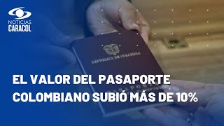 ¿En cuánto quedó el precio del pasaporte colombiano para 2024 [upl. by Elyrad]