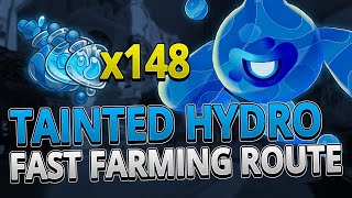 Tainted Hydro Phantasms 148 Locations FAST FARMING ROUTE  Genshin Impact 40 [upl. by Temple946]