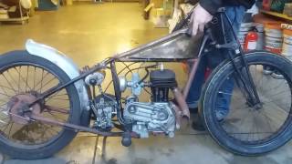 Sturmey Archer 250cc side valve 1st run [upl. by Nahtaoj]