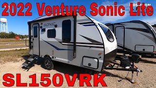 2022 Venture Sonic Lite SL150VRK UltraLite Travel Trailer [upl. by Htezil]