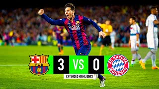 Barcelona x Bayern Munich  30  Extended Highlights amp Goals  UCL 2015 [upl. by Ocana]