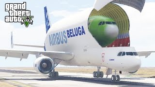 GTA 5 SP 55  Airbus Beluga Mod [upl. by Jasen121]