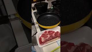 ステーキ丼作って食べる [upl. by Nadabb]