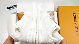 LV Trainer Round Toe Shoes White [upl. by Molahs]