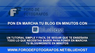 Como comenzar tu blog en minutos tutorial para Bluehost y Wordpress [upl. by Eseila]