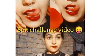 spit challenge video 😛😛 most requested video 😛😛viralvideo trending viral youtubeshorts [upl. by Pillihp520]